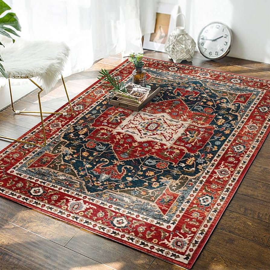 Amazon｜カーペット 夏用 ラグマット 80*120cm 3畳2畳 ペルシャ